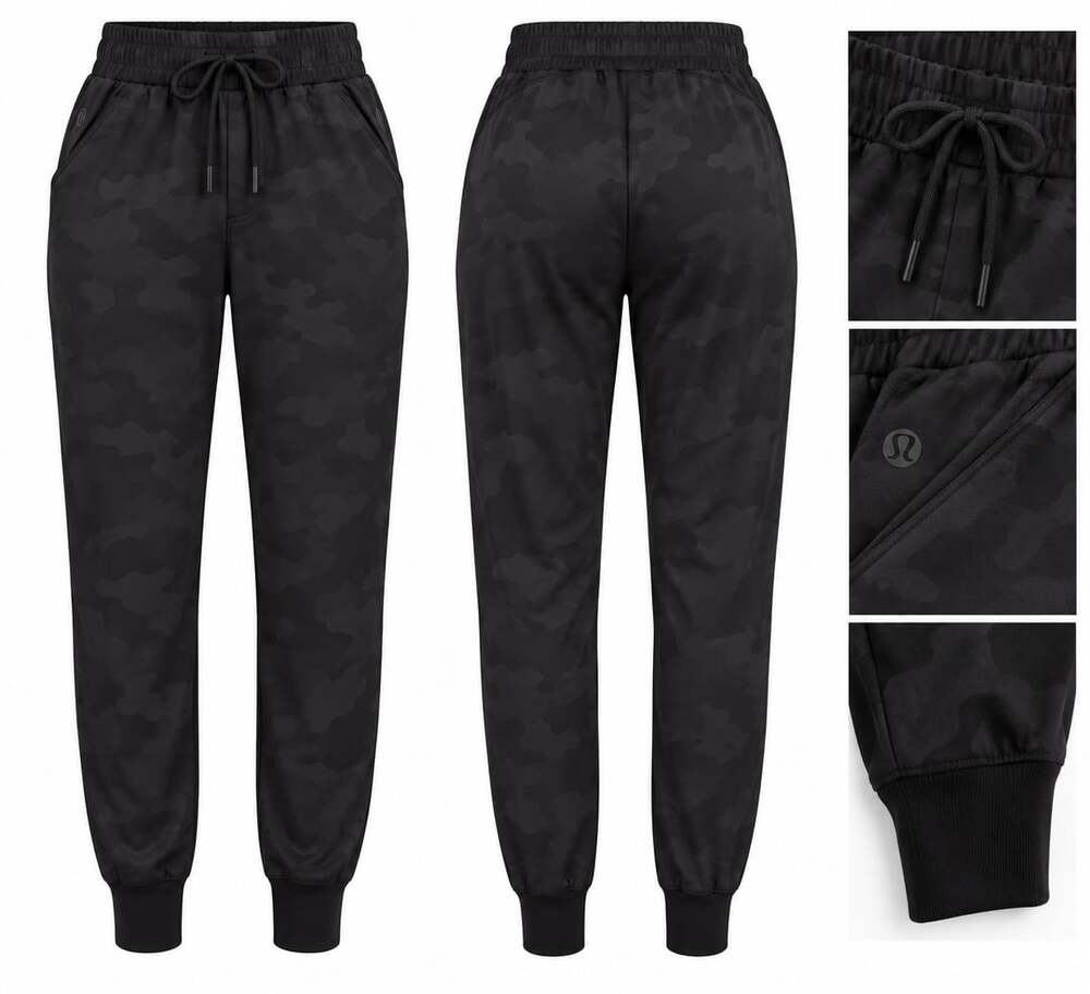 Lululemon Stretch High-Rise Jogger Size 2 Black Camo